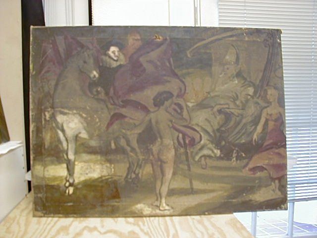 Before with one small area cleaned