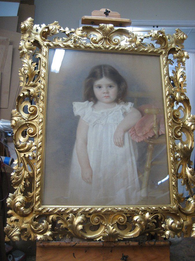 Antique frame restoration