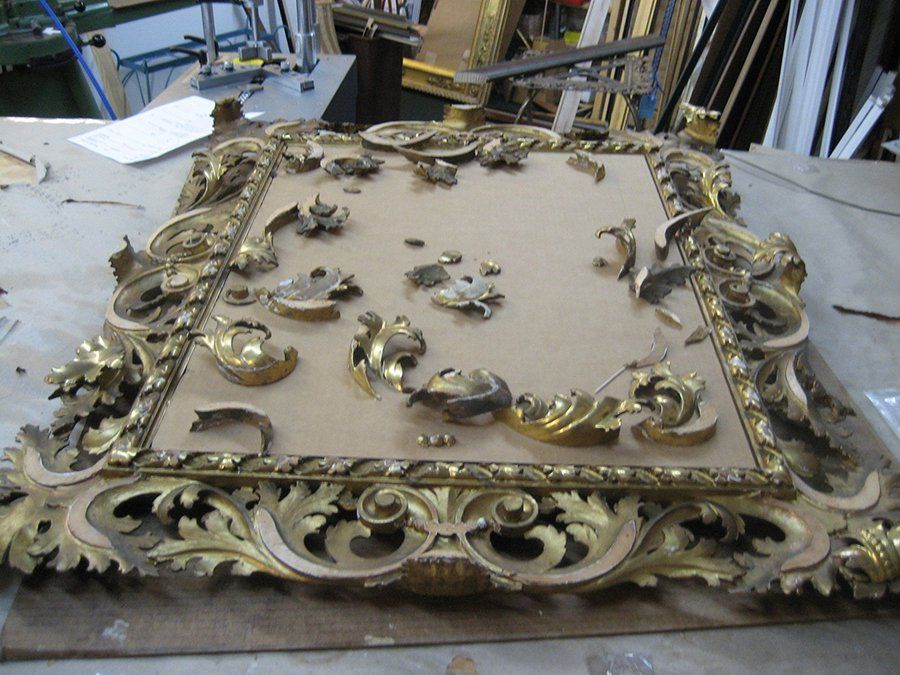 Antique frame restoration