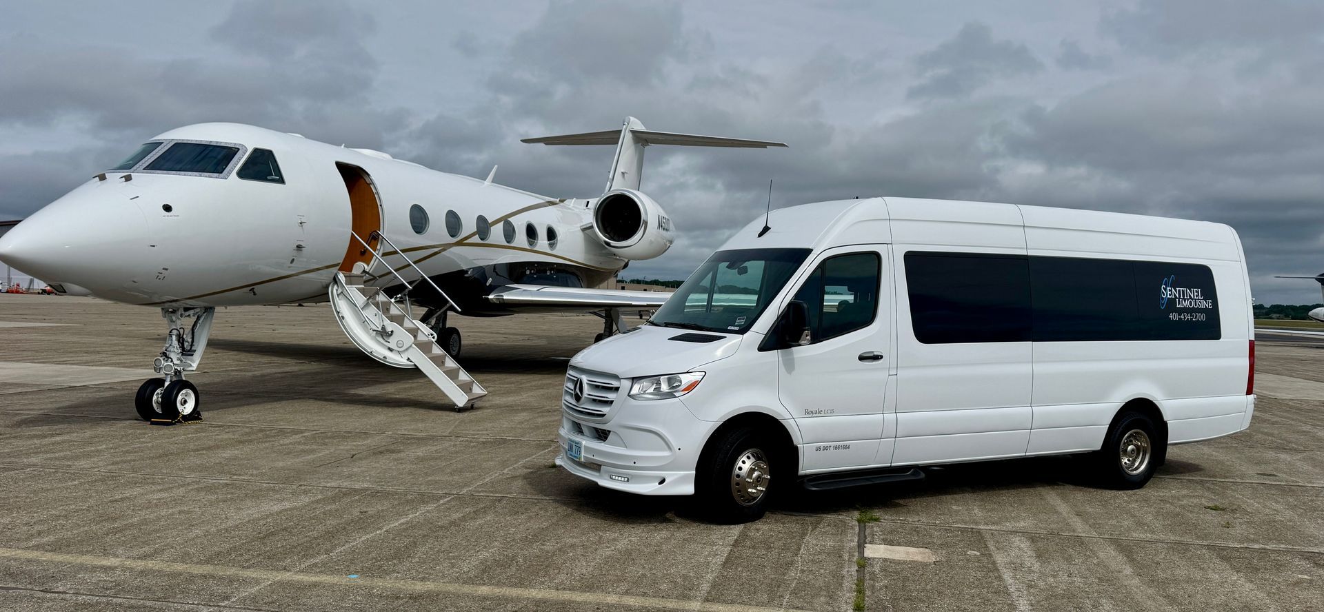 Private jet traveler