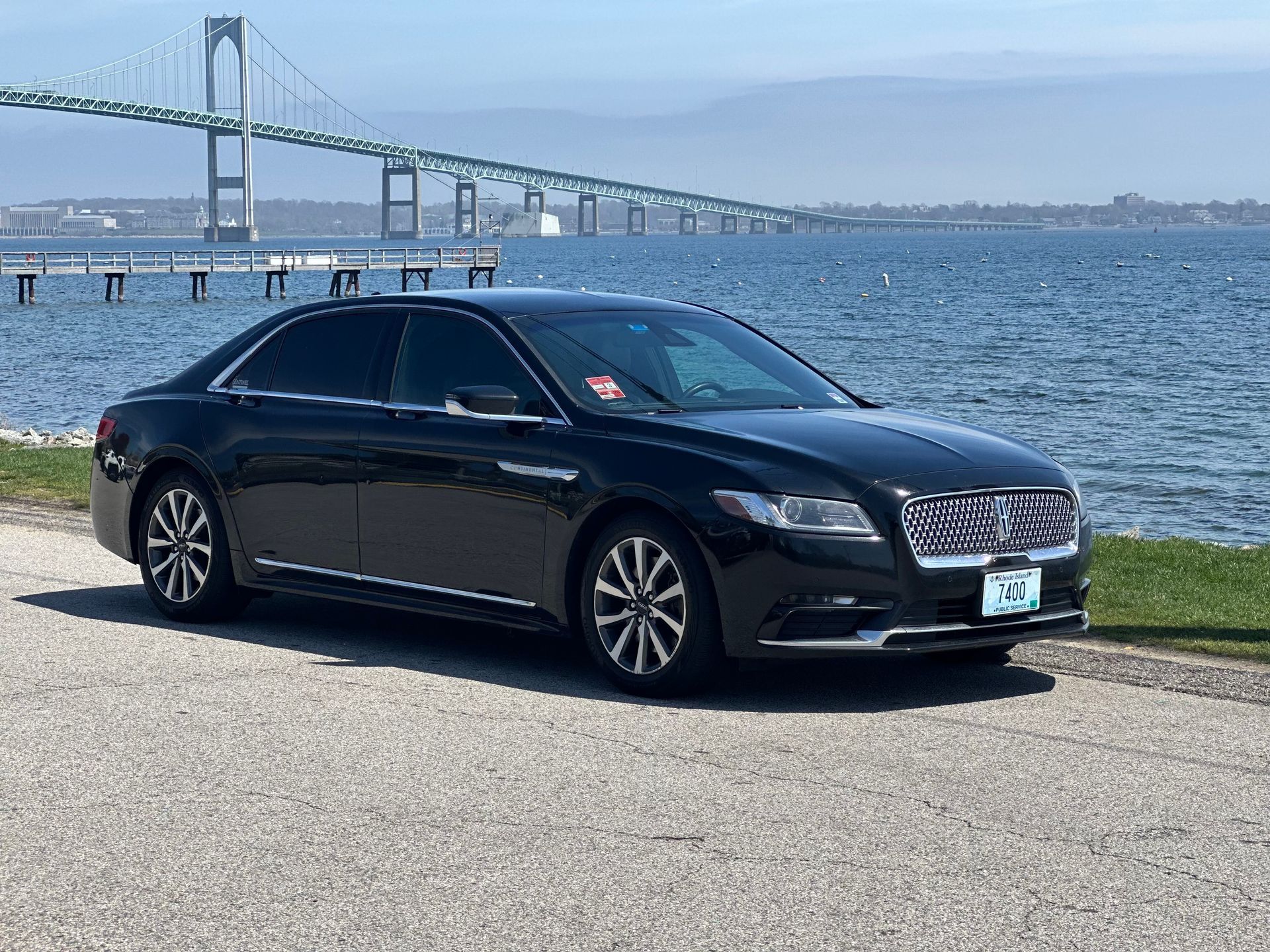black limousine