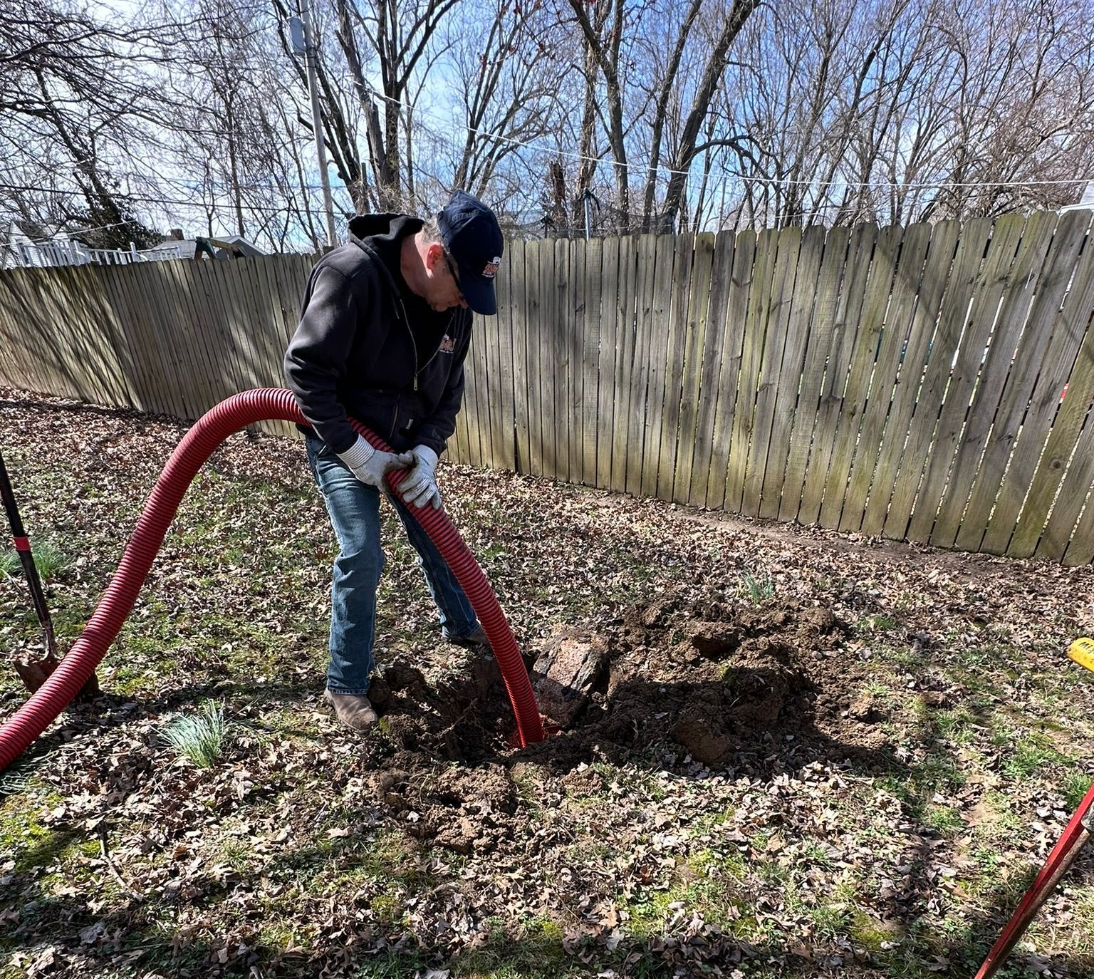 Septic tank cleaning