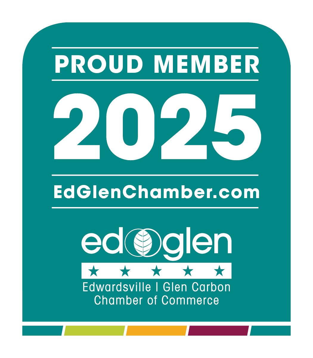 Proud Member 2025 Edwardsville Glen Carbon Chamber of Commerce