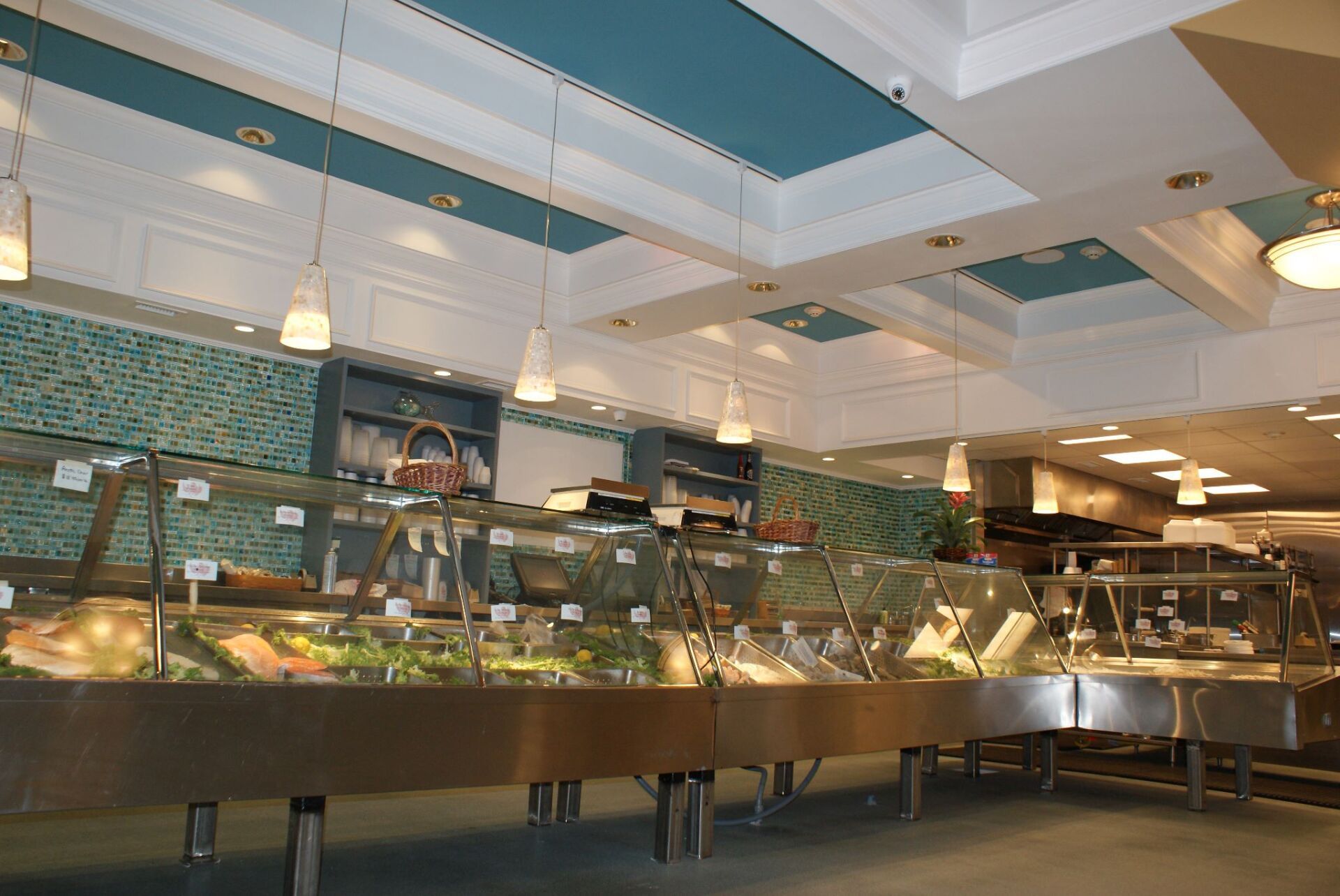 Interior of restaurant