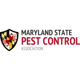 Maryland State Pest Control Association logo with state flag shield.