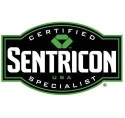 Certified Sentricon USA Specialist logo with black, green, and white lettering.