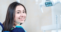 smiling Dental patient