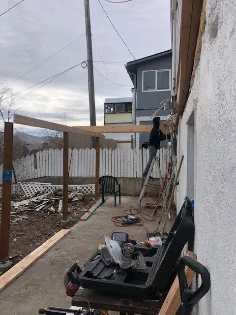 Deck remodeling