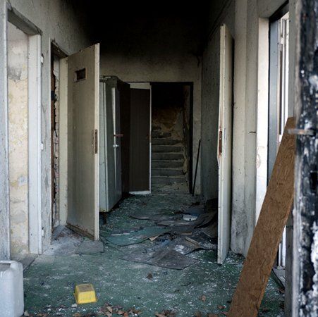 Home damaged by fire