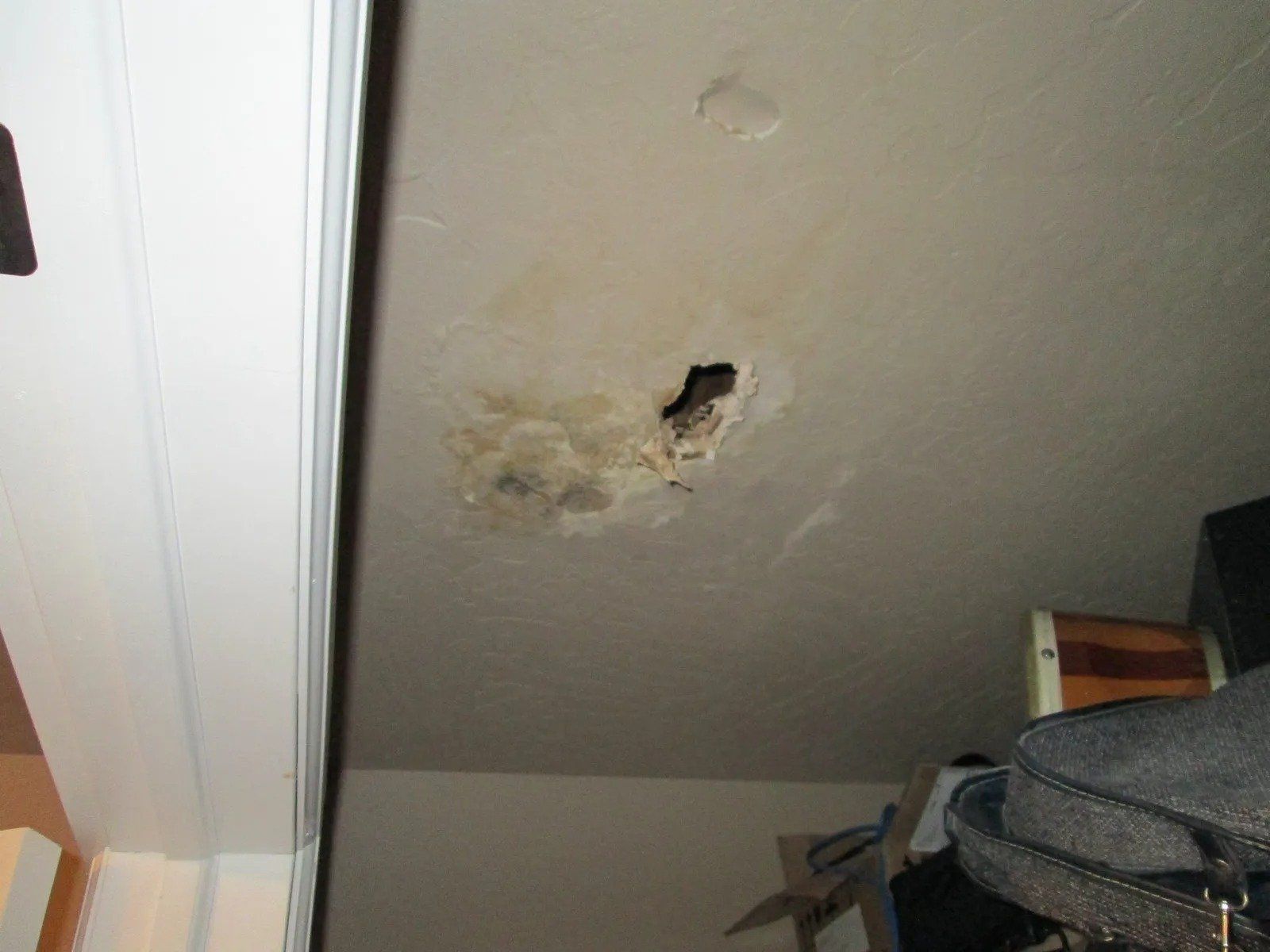 Hole in a ceiling