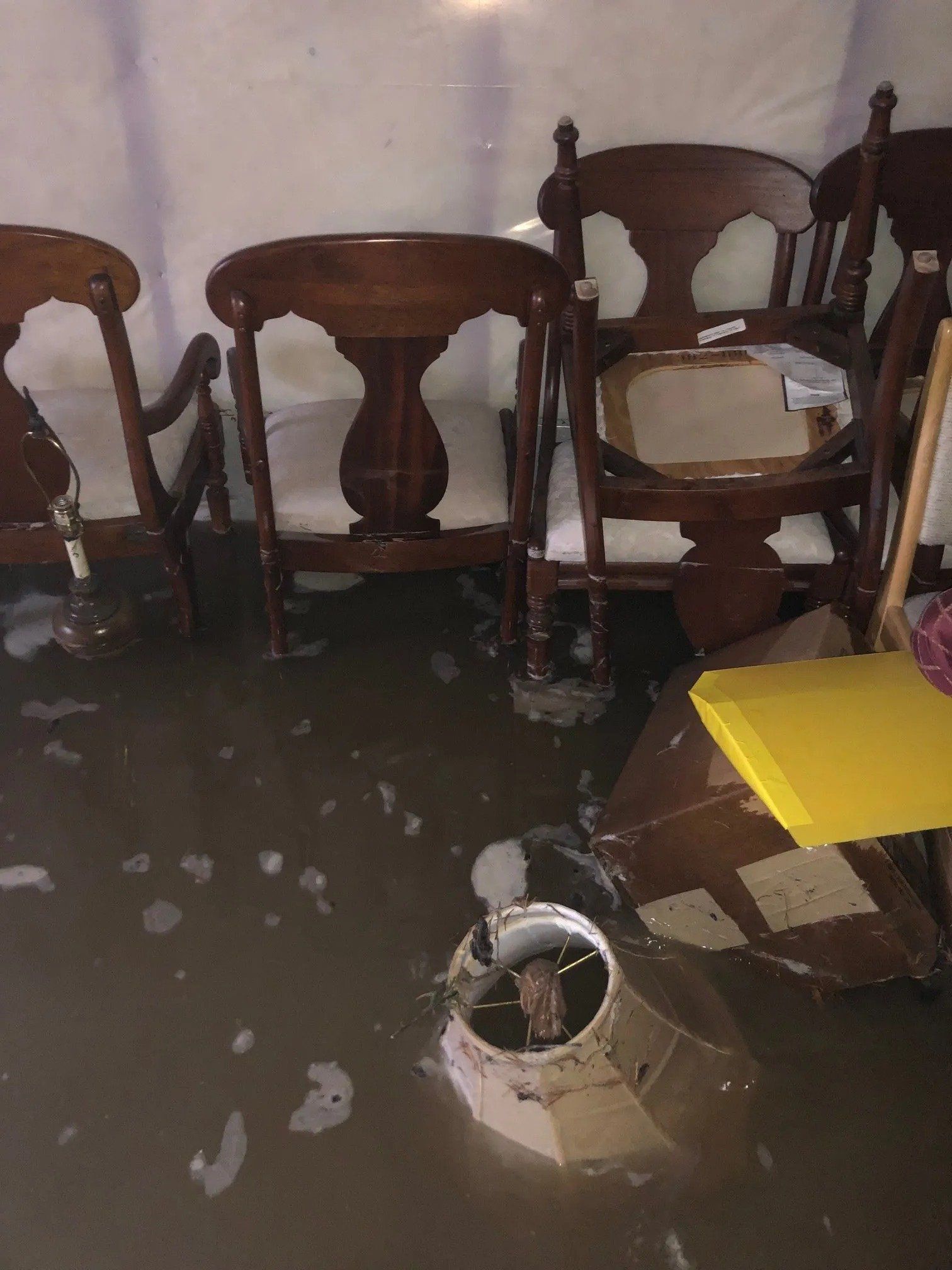 Flooded home