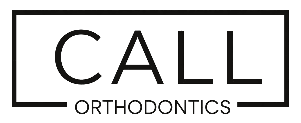 CAL Orthodontics logo in black and white with stylized text inside a rectangular border