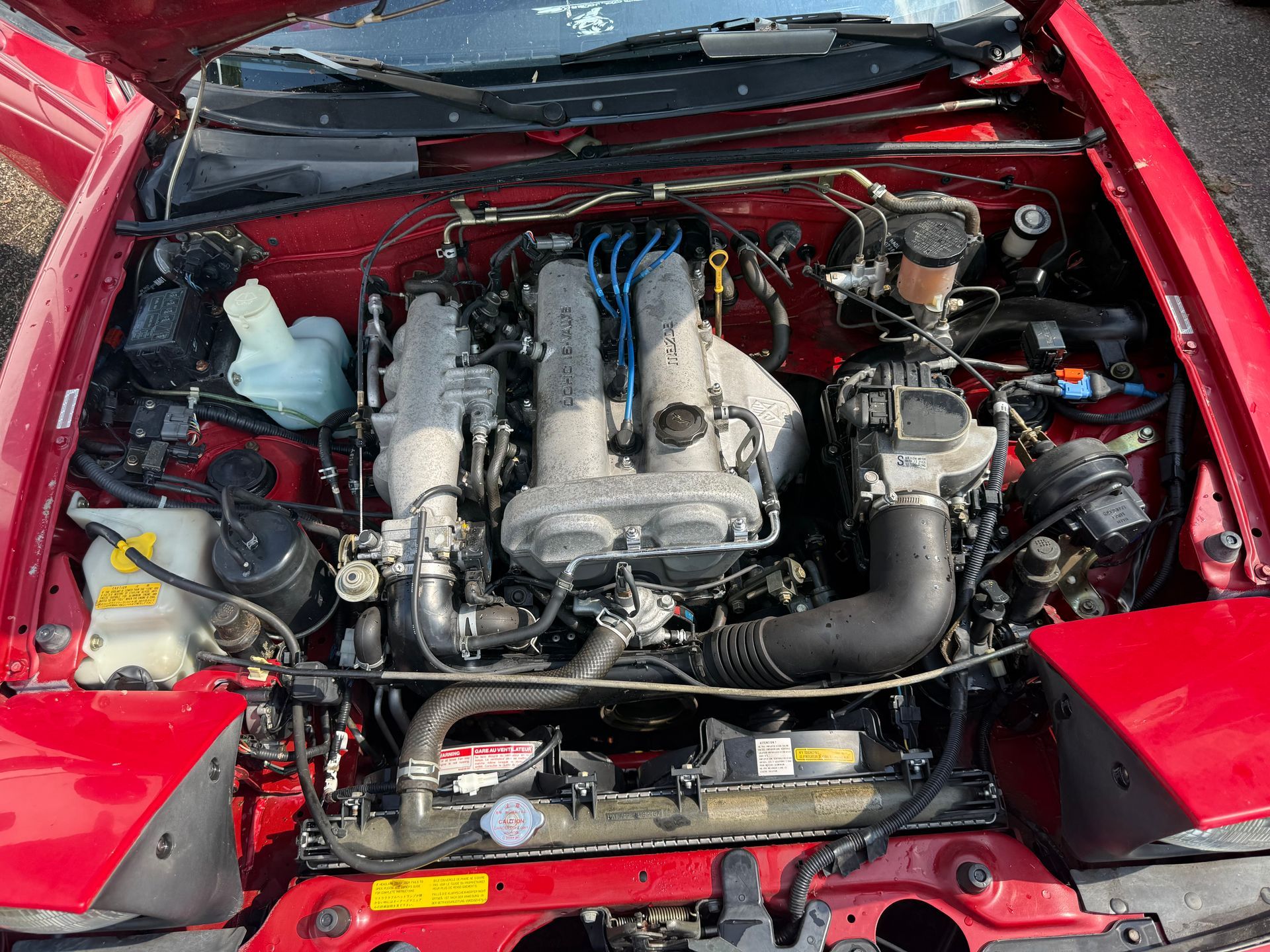 clean engine bay