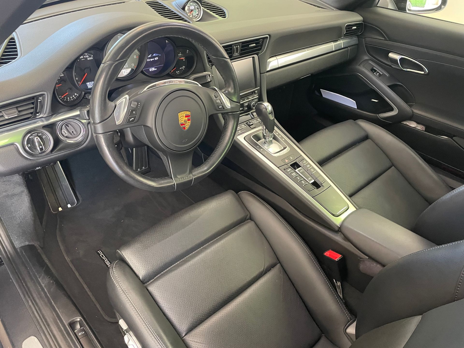 clean interior - porsche - raleigh