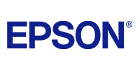 EPSON logo in blue on a white background
