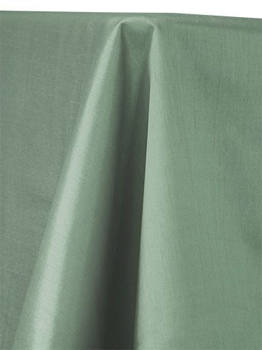 Light green fabric with a subtle sheen, draped and folded.