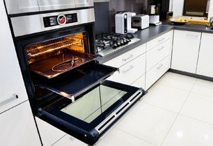 Kitchen oven and stove