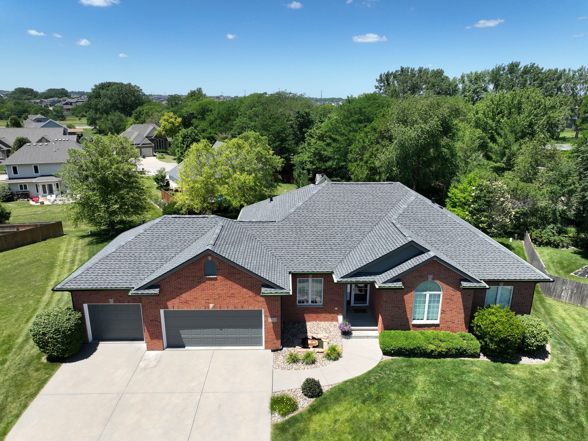Roof replacement in Urbandale, IA.