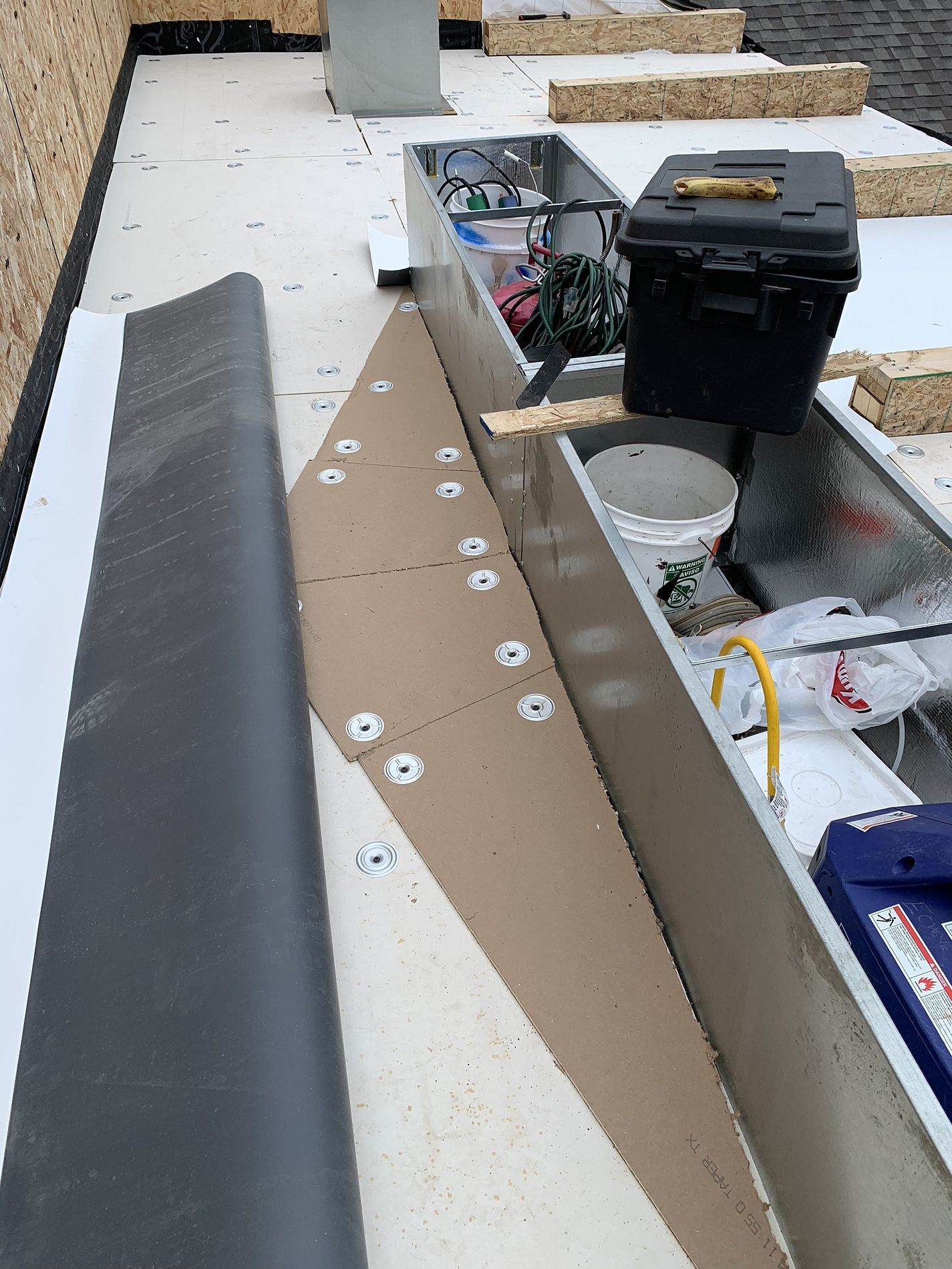 Installation of GAF TPO Roof | Pleasant Hill, IA