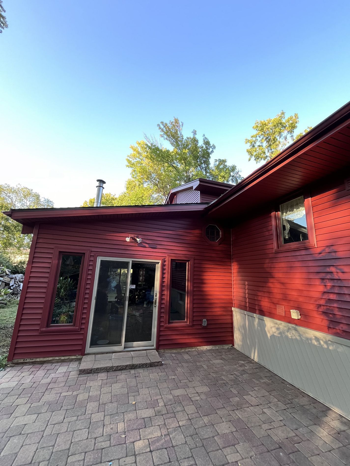 Patio Area House Vinyl Siding Installation | West Des Moines, IA
