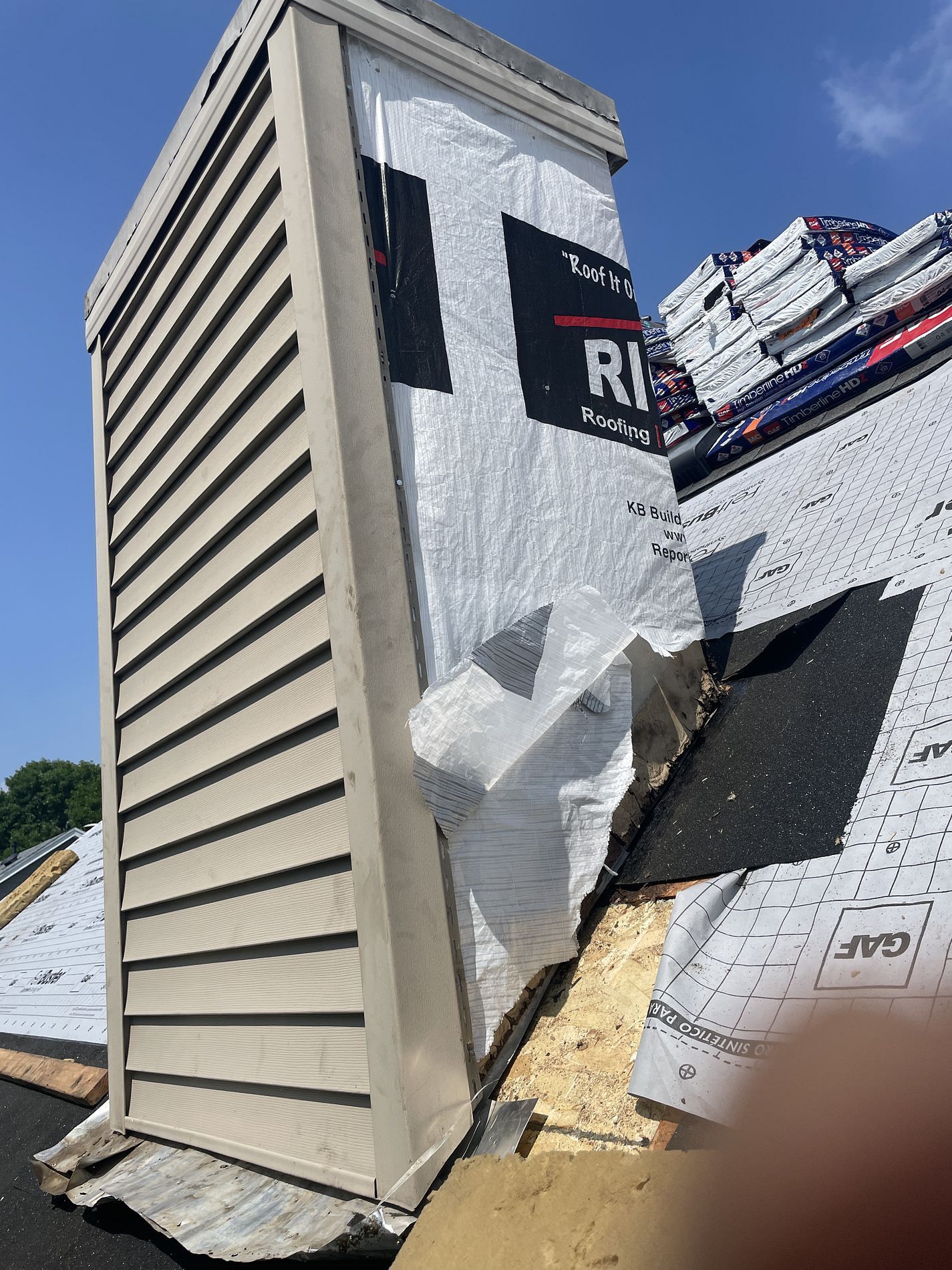 Roof around chimney - West Des Moines, IA