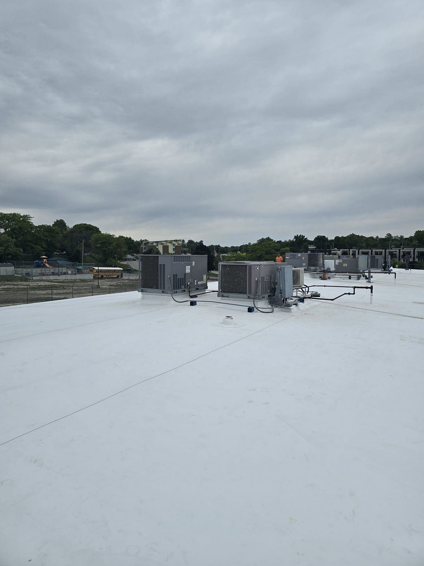 TPO Roofing System Installation | Downtown Des Moines