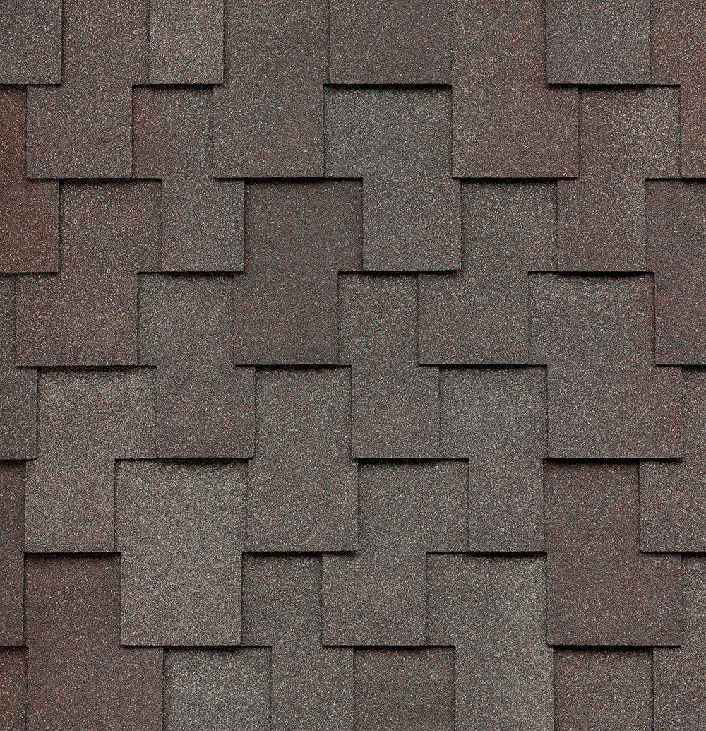 Sample of the Windsor colored shingle by Malarkey in the color of heather.