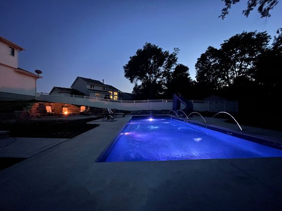 Beautiful residential pool