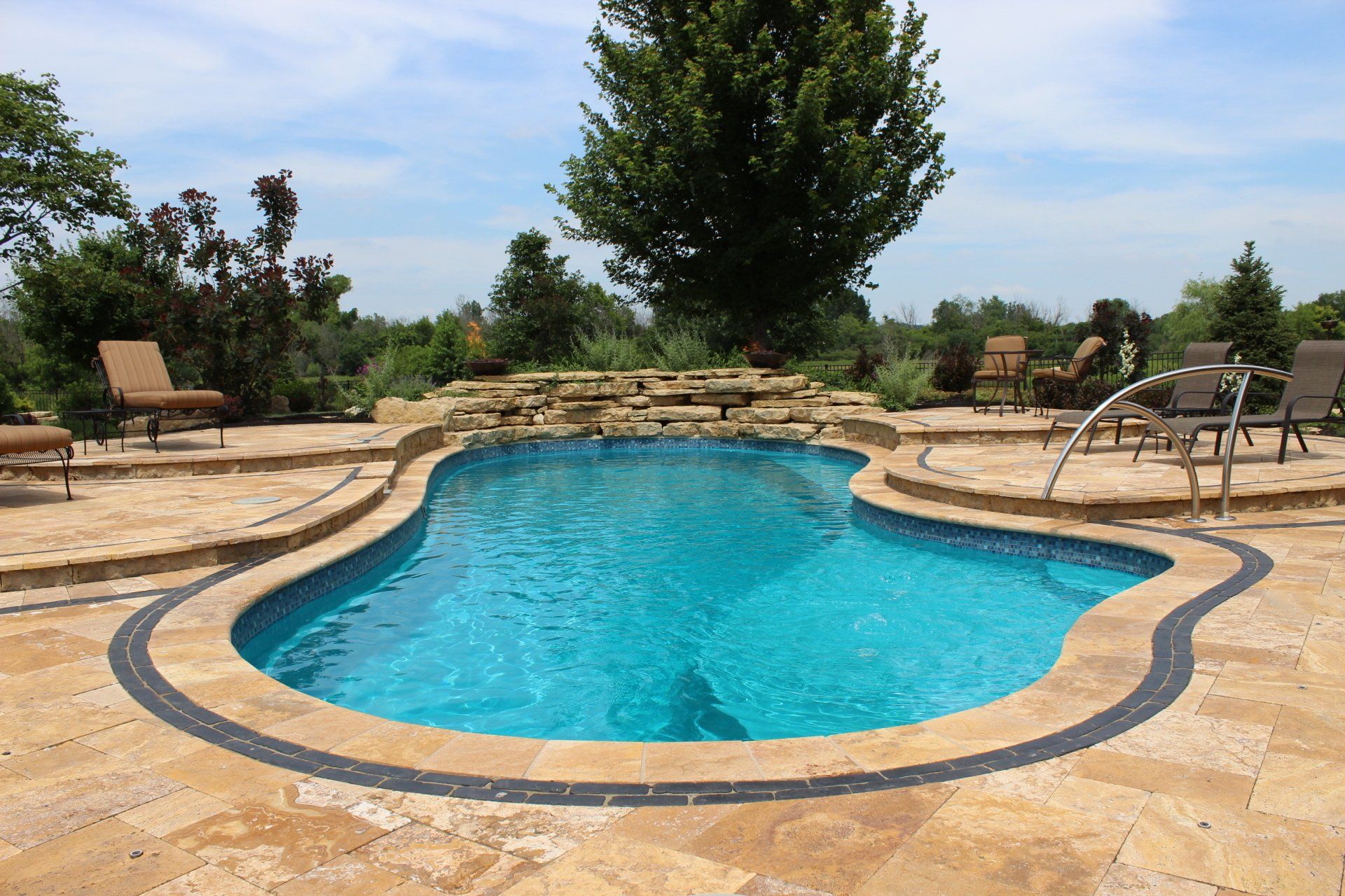 Backyard Paradise Pool Installation Indianola, IA