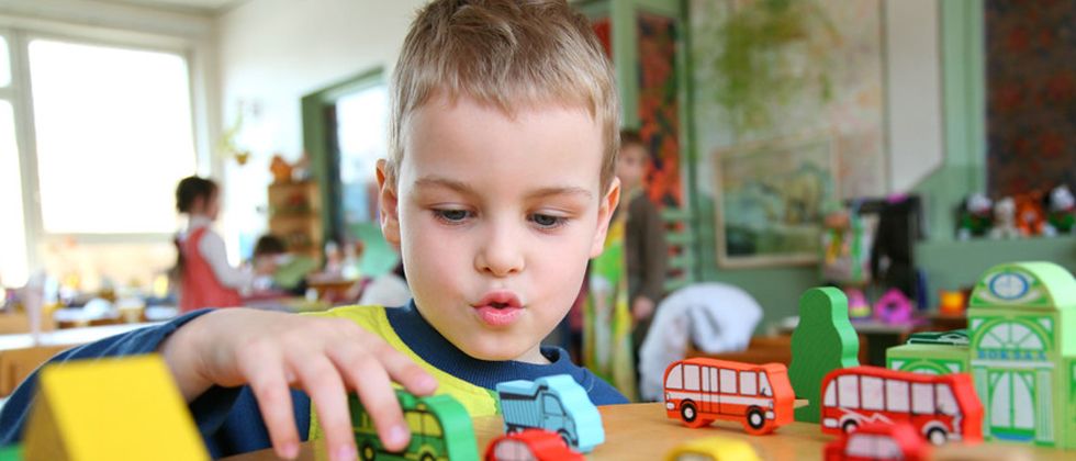 Kid playing