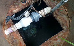 Sewer and water line