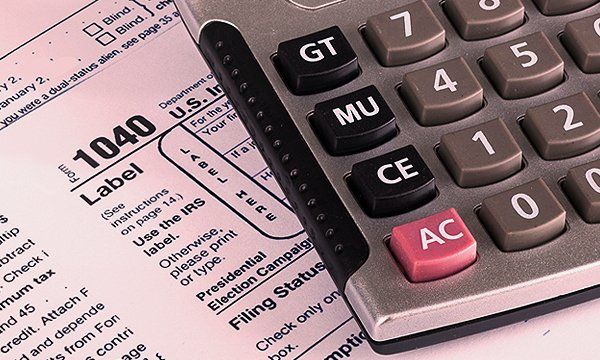 Form 1040 form and calculator