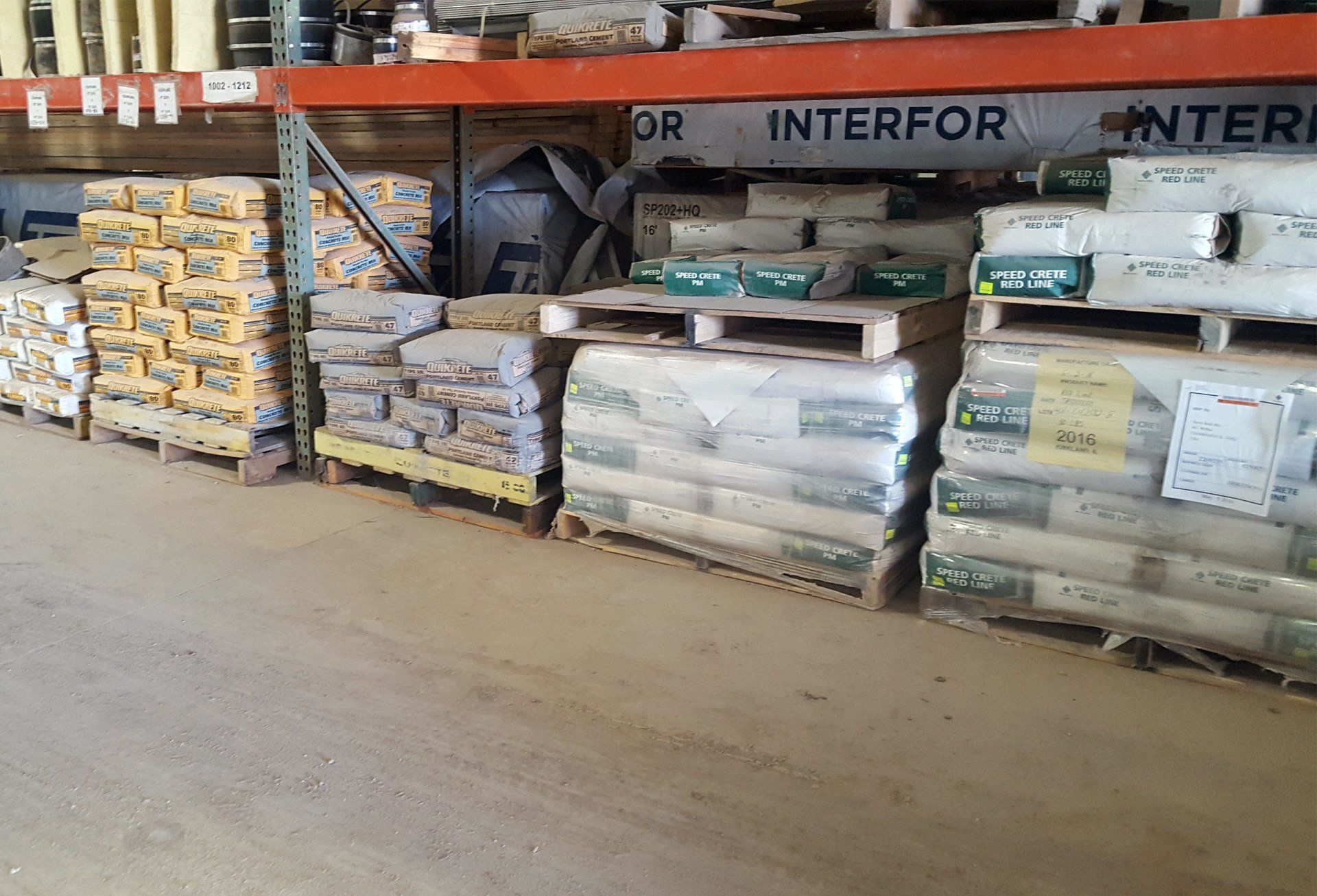 Concrete mix supplies