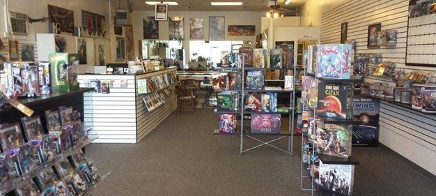 board games, role-playing games, miniature games, and card games