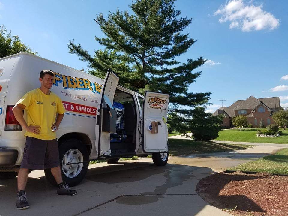Fiber Brite Service Vehicle and Staff