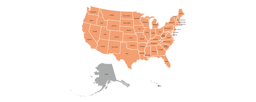 SBT, LLC service area map