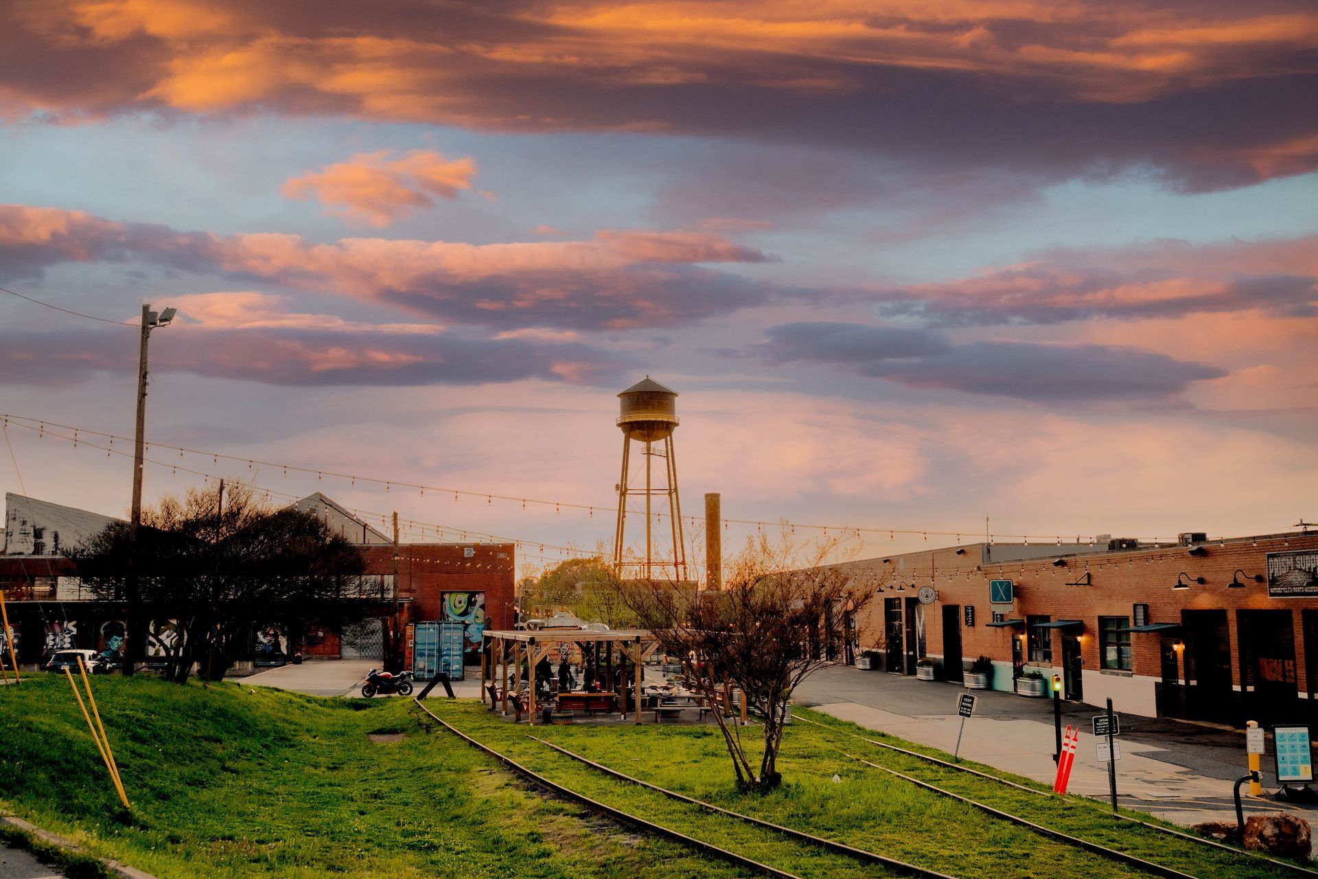 image of a water tower