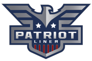 A patriot liner logo with an eagle on it