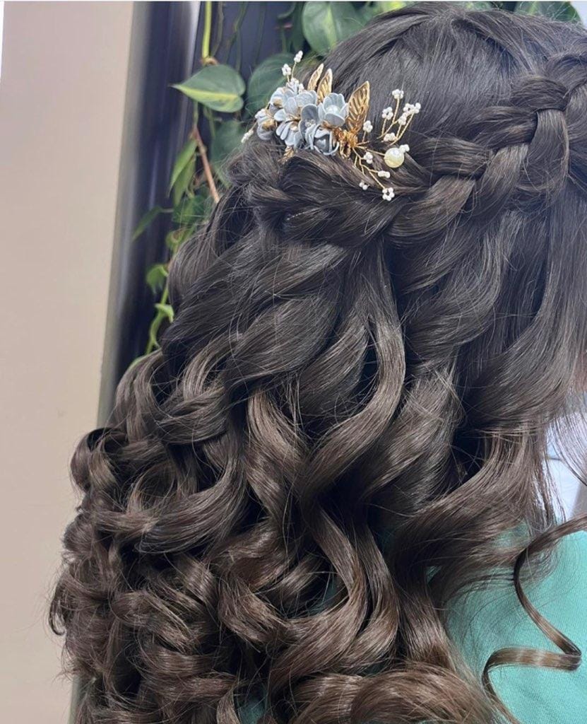 Special occasion hair style