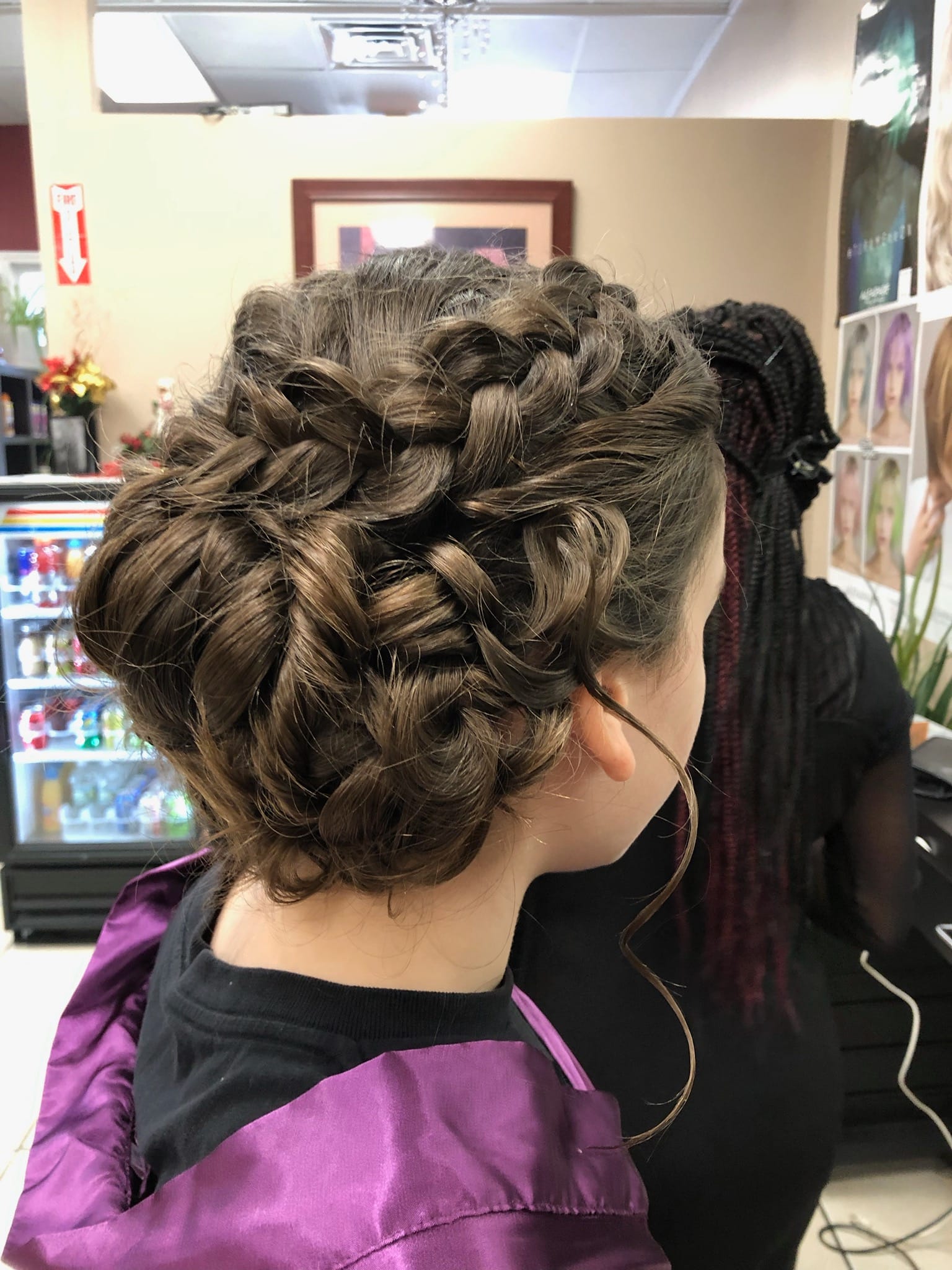 Special occasion hair style