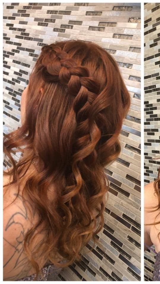 Special occasion hair style