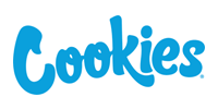Cookies logo in blue script.