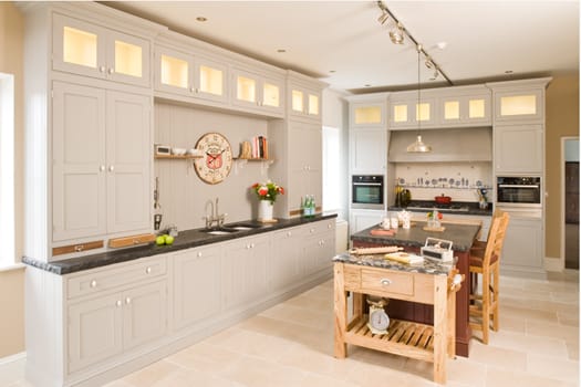 Kitchen with Chiseled Island