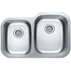 18 Ga Double 4060 3120S Undermount Sink