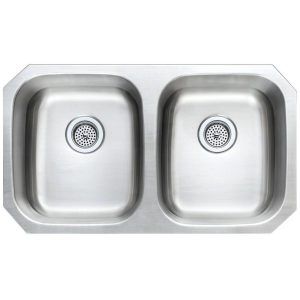 18 Ga Double 5050-3118 Undermount Sink