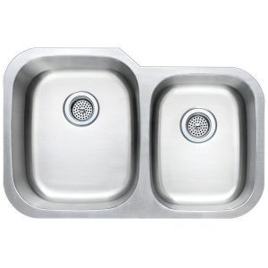 18 Ga Double 6040-3120S Undermount Sink