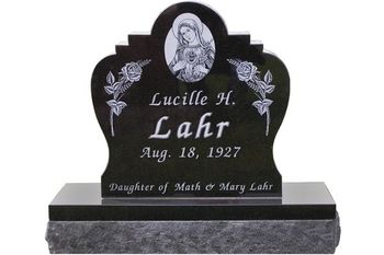 Individual upright memorial