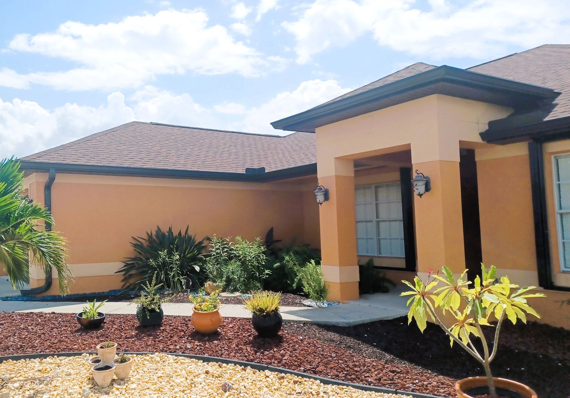 Bronze gutter near Port Charlotte FL