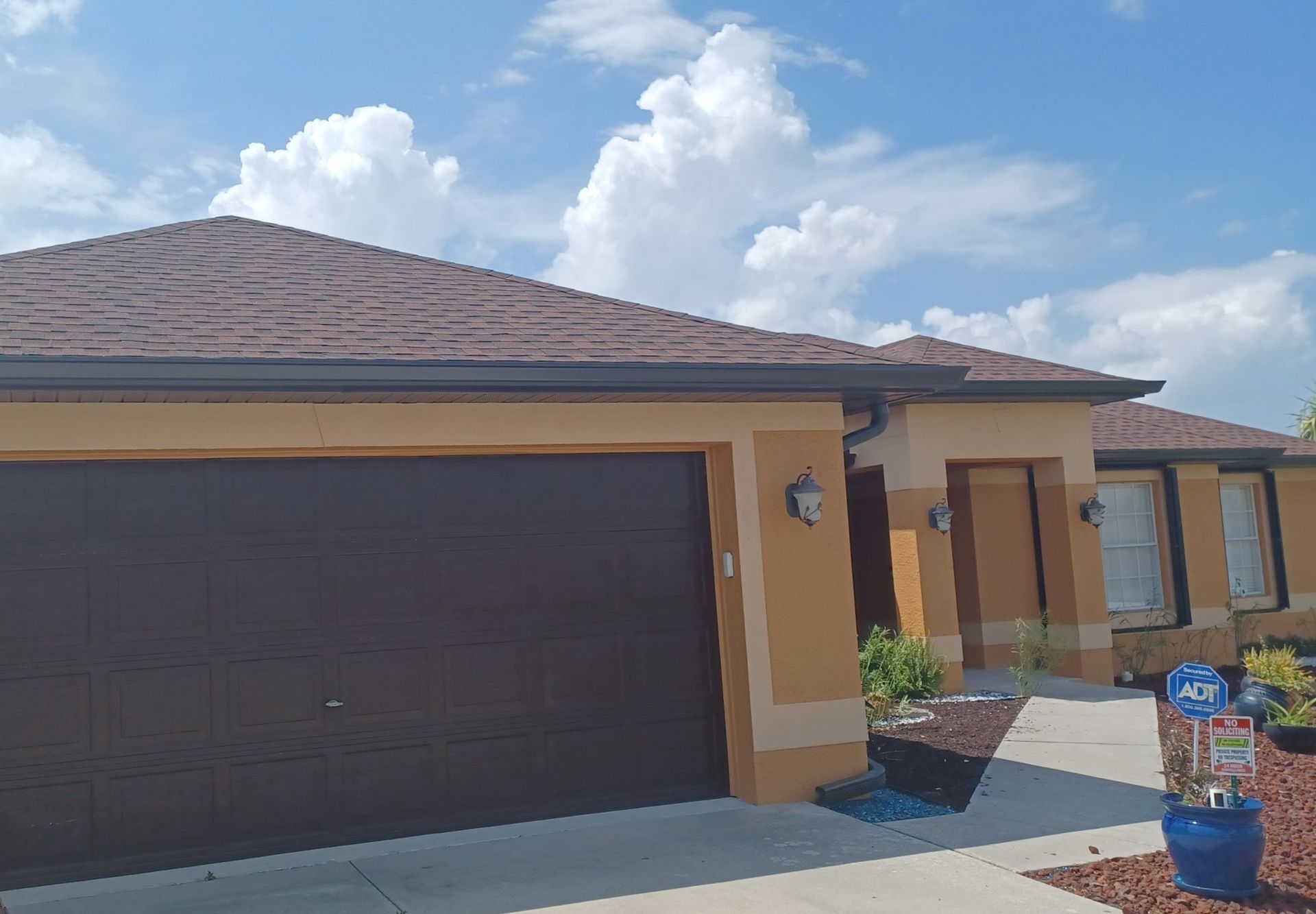 Bronze gutter near Port Charlotte FL