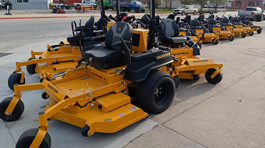 Used hustler mowers online for sale